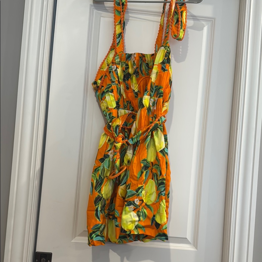 FARM Rio Citrus Delight Mini Dress